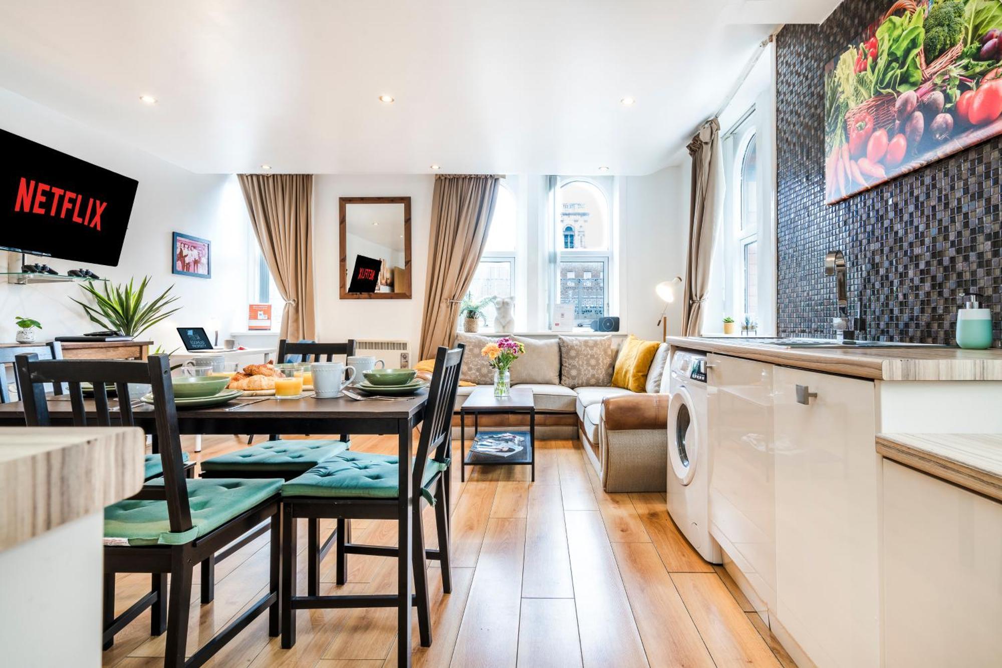 Cavern Quarters, Beautiful Two Bedroom City Centre Apartment By Garudy Serviced Apartments And Short Lets - Perfect For Longer Stays Ливерпуль Экстерьер фото